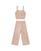 Rylee & Cru Fuzzy Knit Set Blush | Vagabond Apparel Boutique