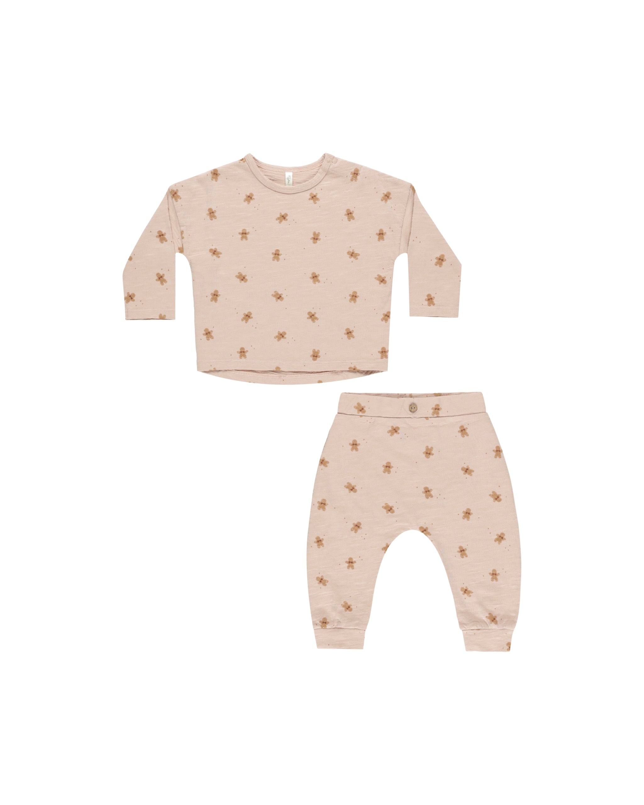 Rylee & Cru Gingerbread Long Sleeve Pant Set | Vagabond Apparel Boutique