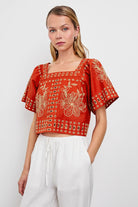 Rails Laine Top Terracotta | Vagabond Apparel Boutique