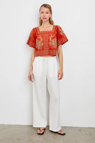 Rails Laine Top Terracotta | Vagabond Apparel Boutique