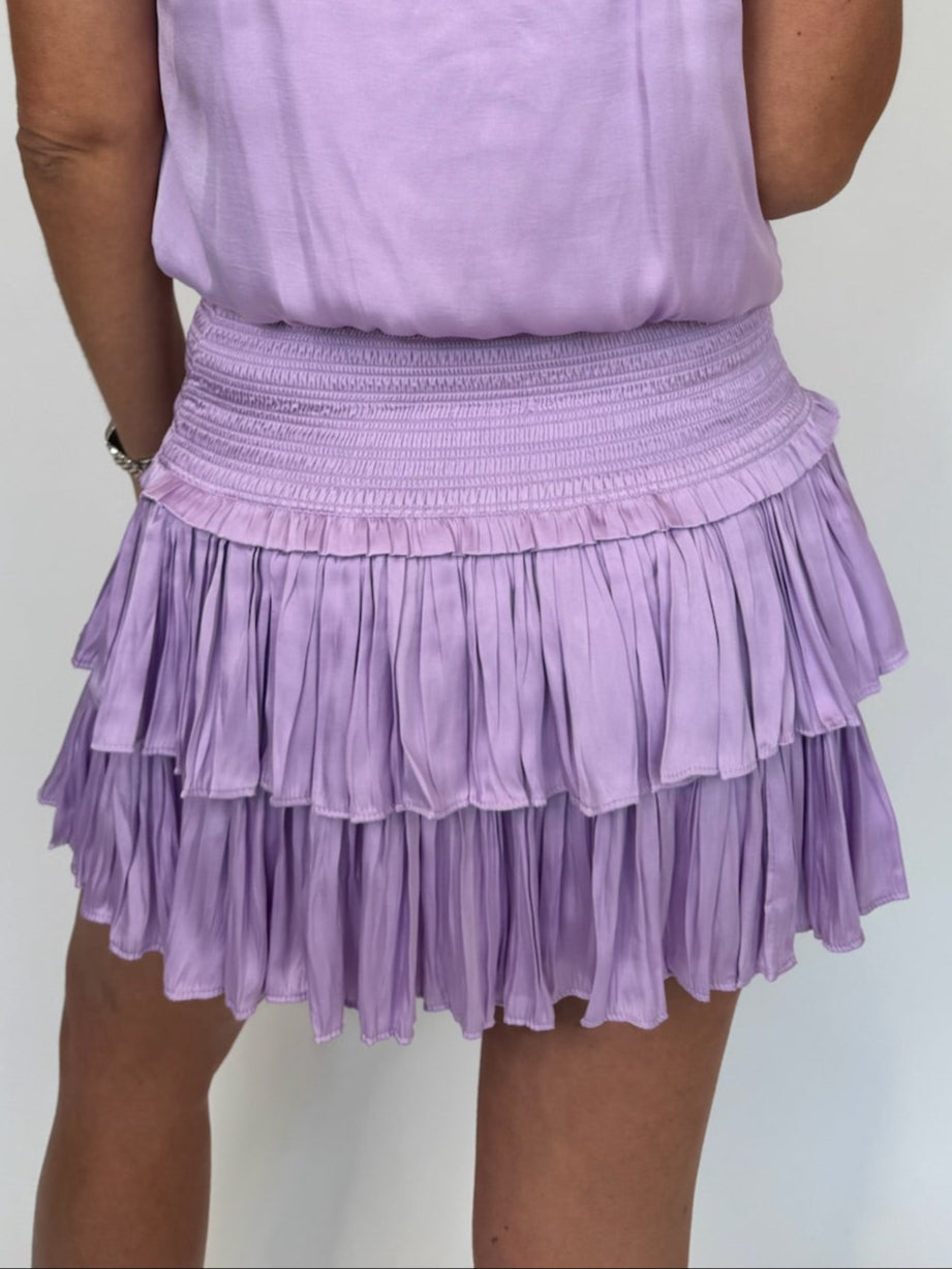 Reset Amore Skirt Lilac | Vagabond Apparel Boutique