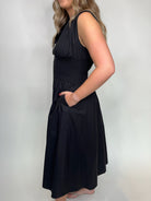 Reset V-Neck Zip Dress | Vagabond Apparel Boutique