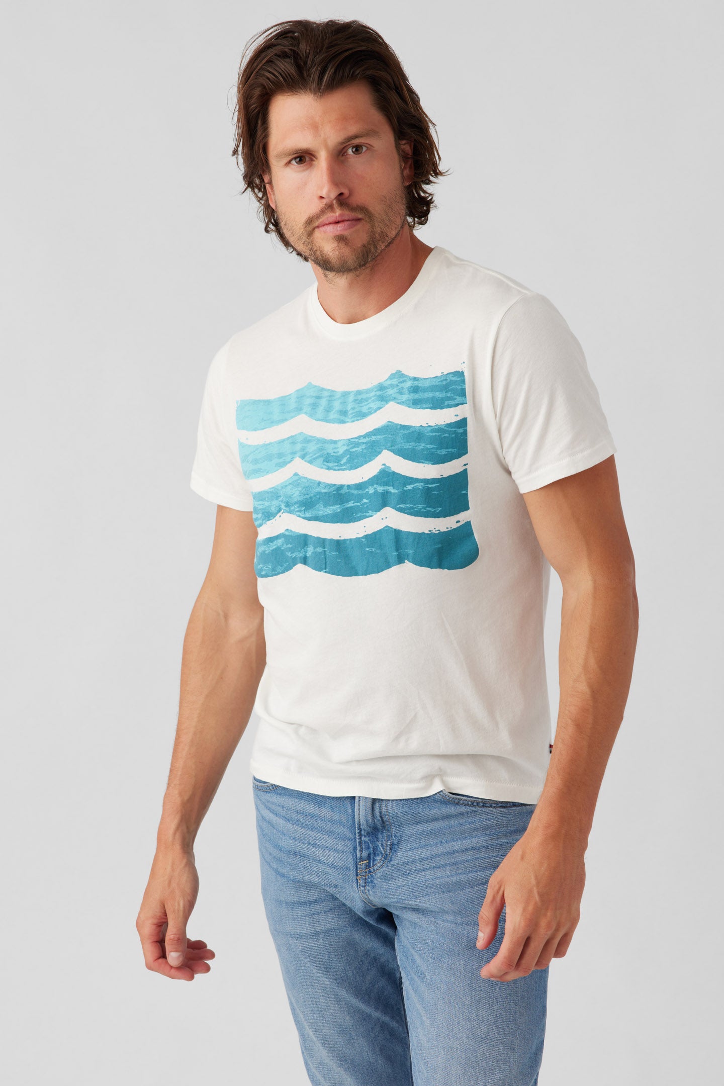 Sol Angeles Men Baltic Sea Wave Crew | Vagabond Apparel Boutique