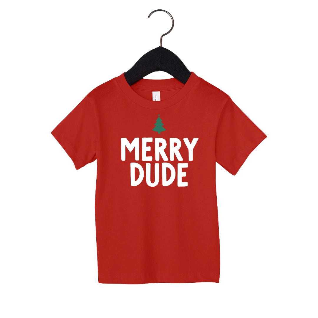 Saved By Grace Kid Merry Dude Tee Red | Vagabond Apparel Boutique