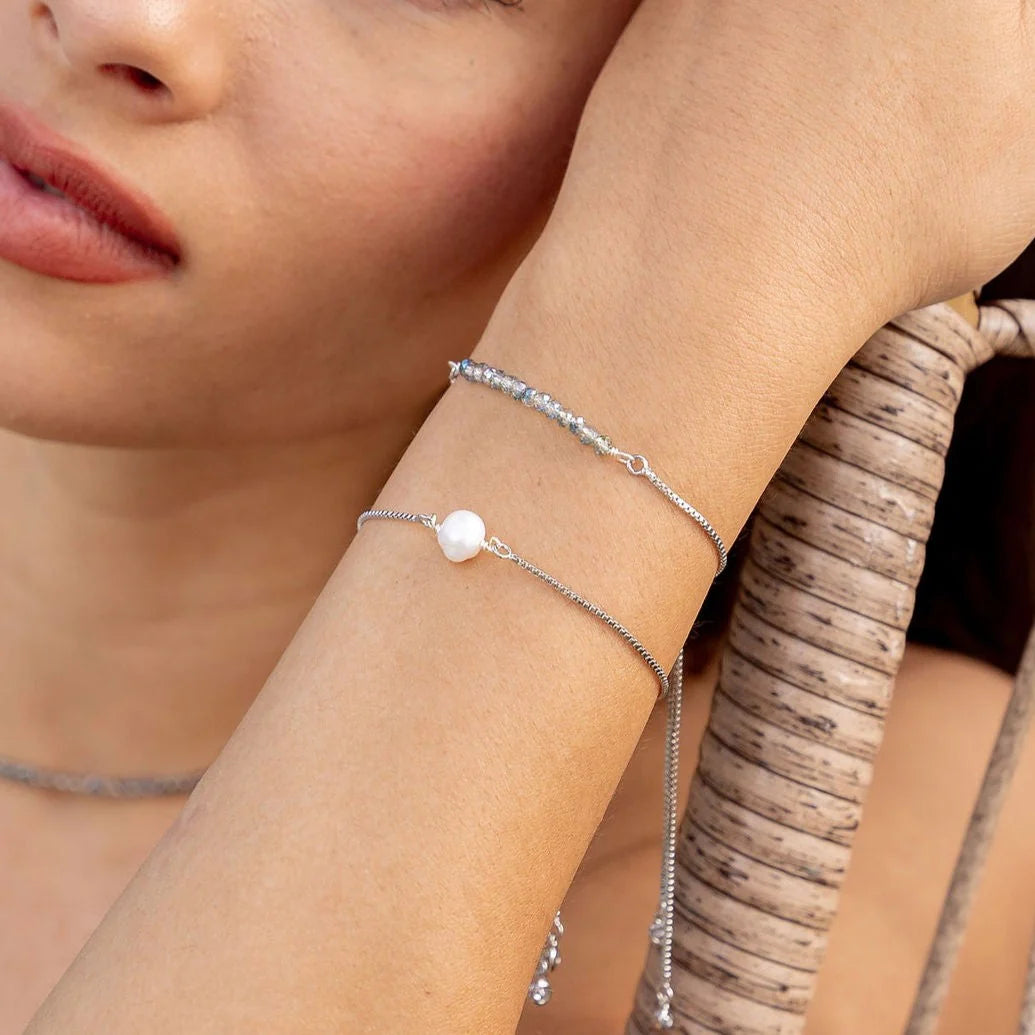 Salty Cali Pearl Bolo Bracelet | Vagabond Apparel Boutique