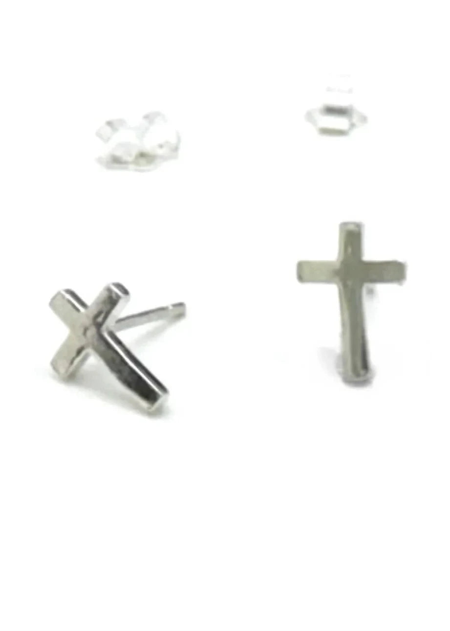 Silver Girl Tiny Cross Post | Vagabond Apparel Boutique