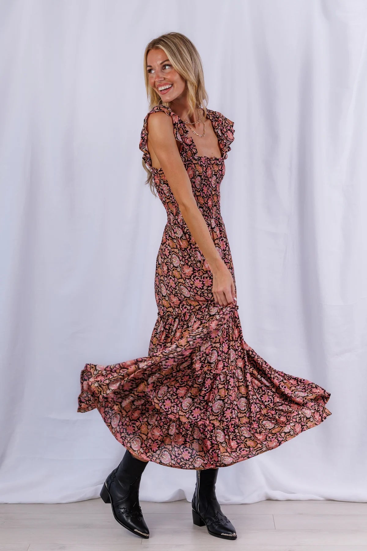 Sea Lustre West Maxi Dress Zuri | Vagabond Apparel Boutique