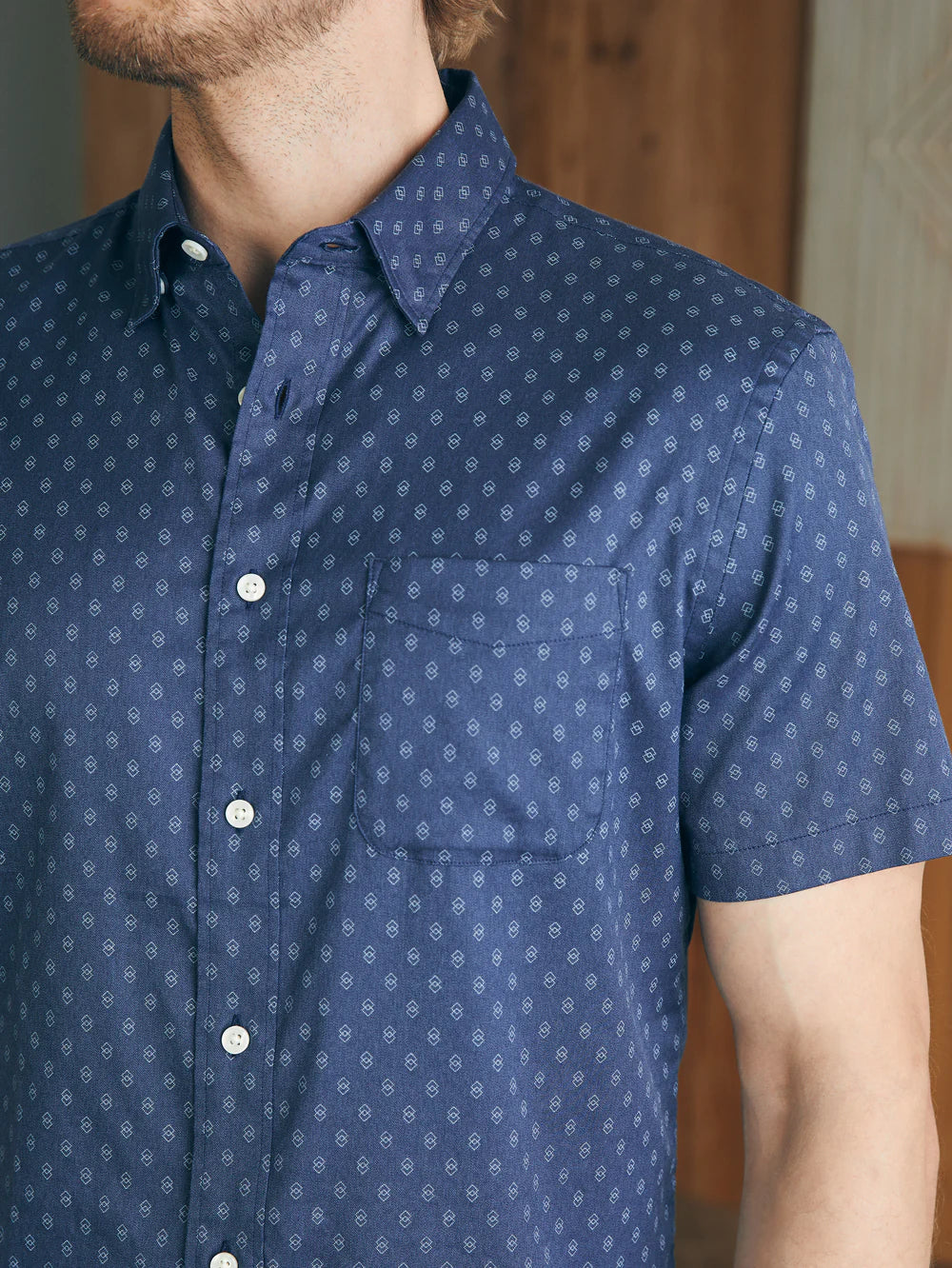 Faherty Men Short Sleeve Movement Shirt | Vagabond Apparel Boutique