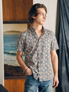 Faherty Men Short Sleeve Breeze Shirt | Vagabond Apparel Boutique