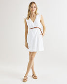 Splendid Dawson Linen Dress White | Vagabond Apparel Boutique