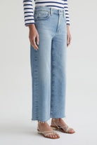 AG Saige Wide Leg Crop Eclipsed