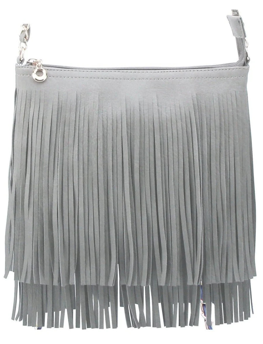 Mimi Samantha Fringe Crossbody Bag | Vagabond Apparel Boutique