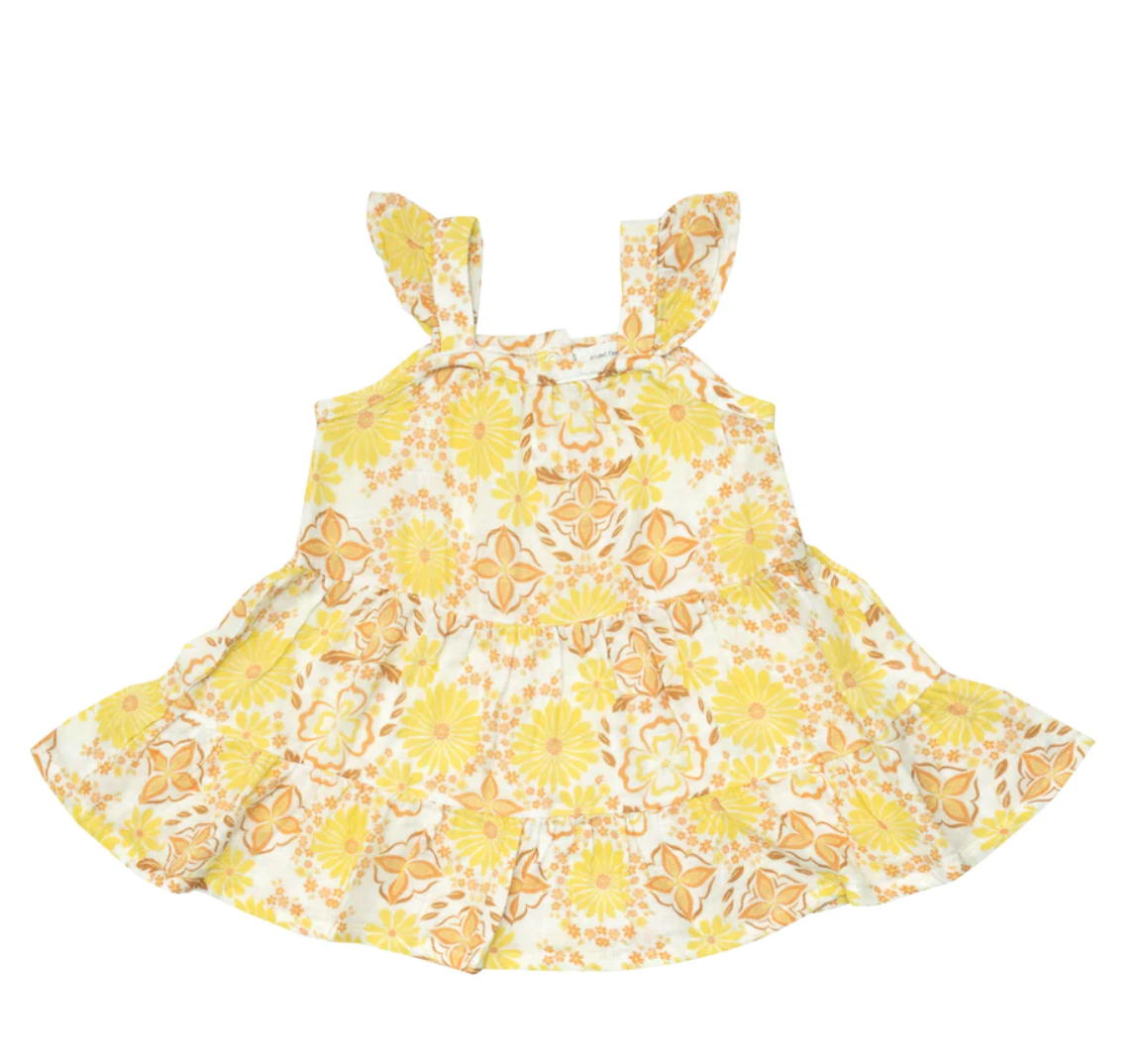 Angel Dear Twirly Sundress Golden Surf