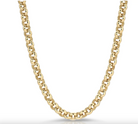 Eklexic Micro Royal Rolo Chain Necklace Gold 18"