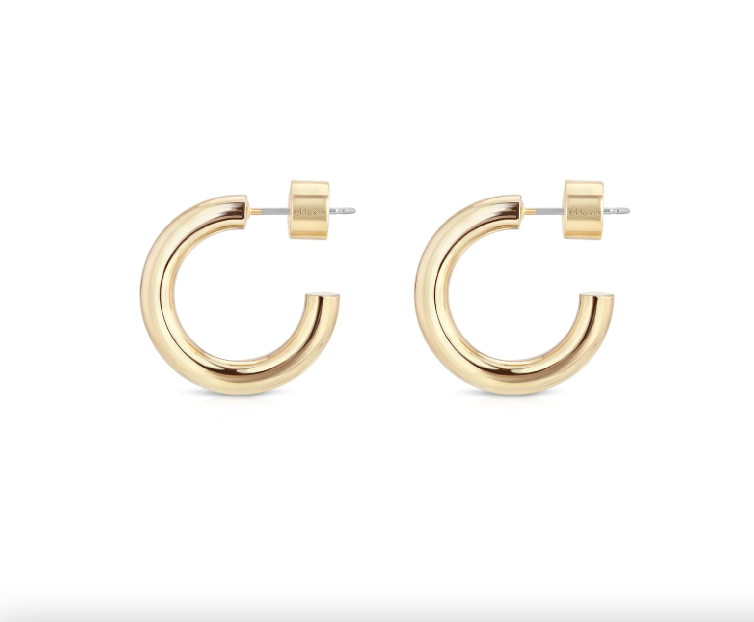 Eklexic Zo Huggie Hoops Gold