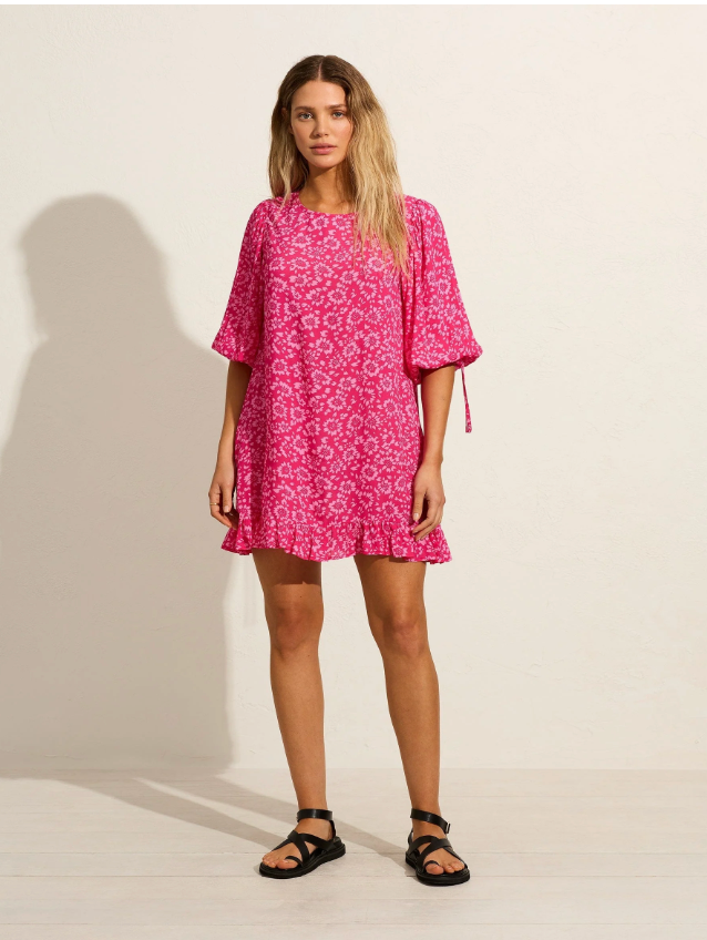 Auguste Lila Mini Dress Fuchsia