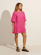 Auguste Lila Mini Dress Fuchsia