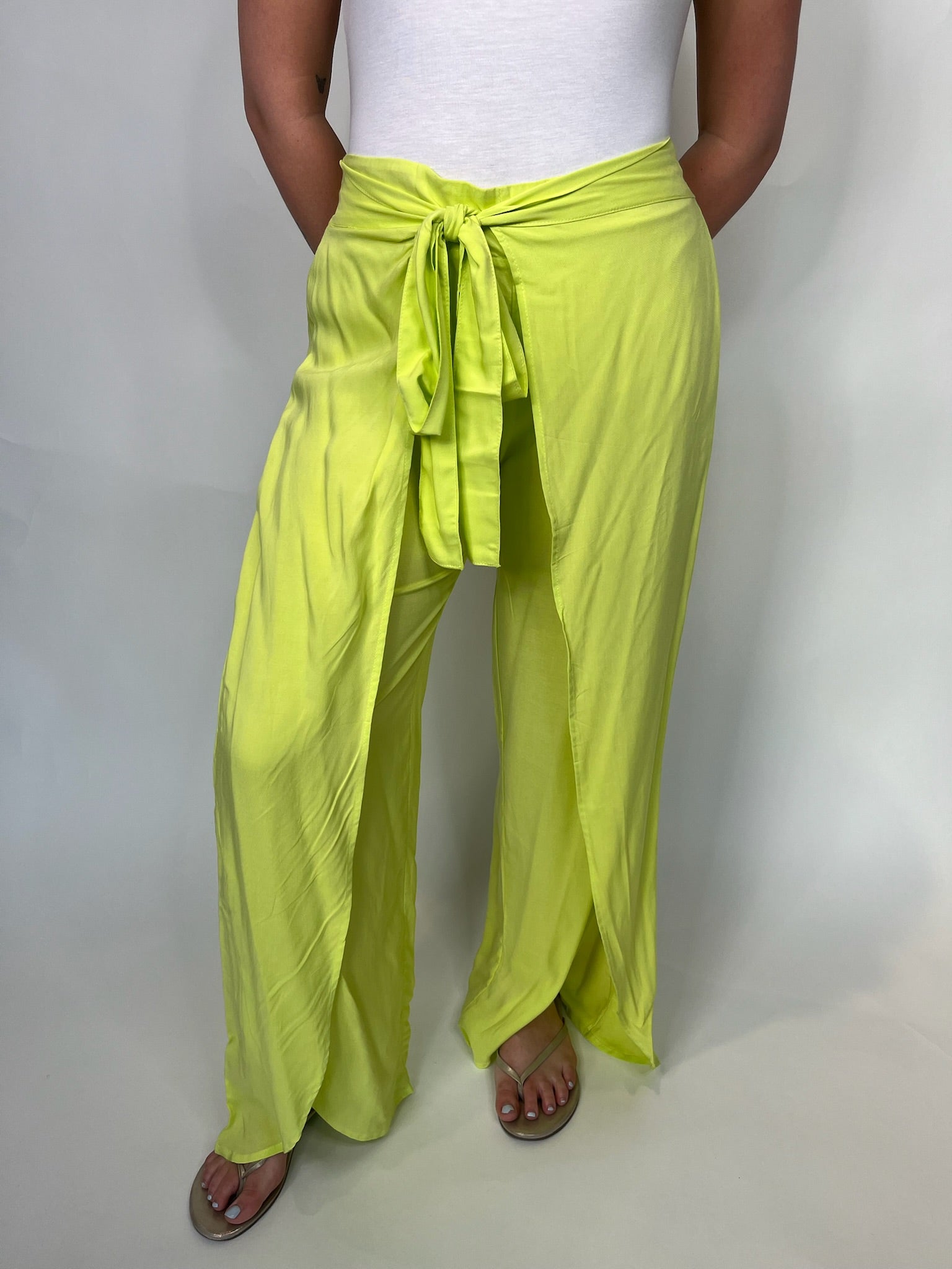 Skemo Solids Bali Pants Lime | Vagabond Apparel Boutique