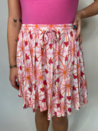 Skemo Spring Mini Skirt Pink | Vagabond Apparel Boutique