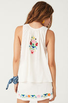 Spell Florapaloosa Embroidered Cami Wildflower | Vagabond Apparel Boutique