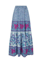 Spell Love Jetty Maxi Skirt Blue Nirvana | Vagabond Apparel Boutique