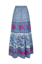 Spell Love Jetty Maxi Skirt Blue Nirvana | Vagabond Apparel Boutique