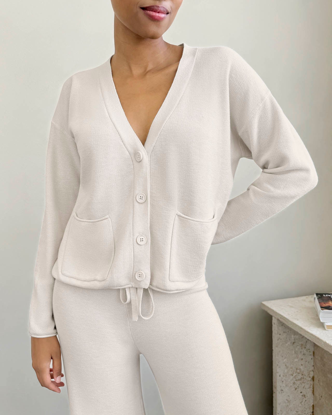 Splendid Michelle Cardigan Moonstone | Vagabond Apparel Boutique