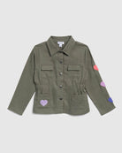 Splendid Toddler Girl Hearts Utility Jacket | Vagabond Apparel Boutique