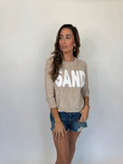 Stitch Sand Sweater | Vagabond Apparel Boutique