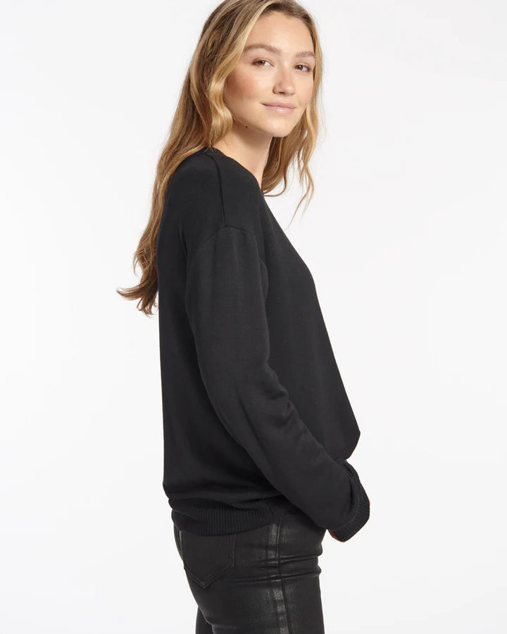 Splendid Supersoft Pullover Black | Vagabond Apparel Boutique