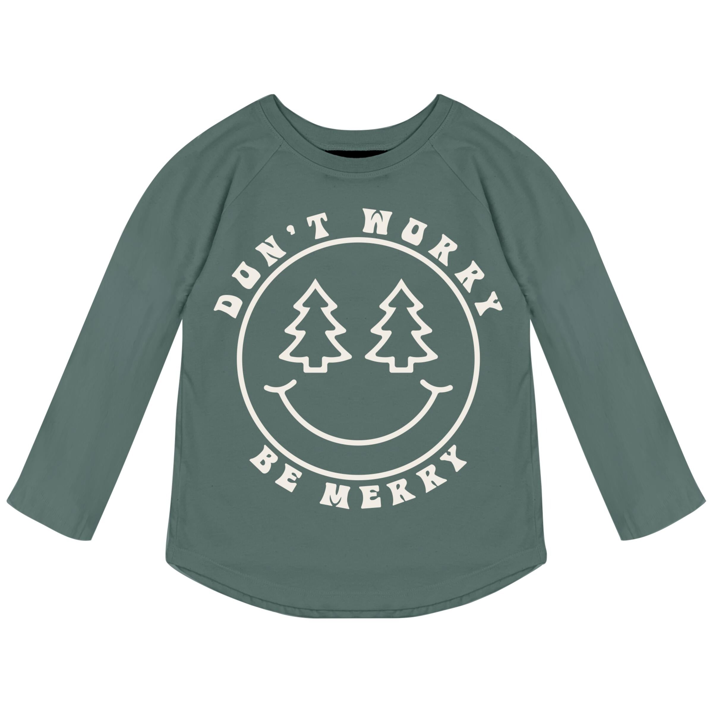 Tiny Whales Be Merry Raglan | Vagabond Apparel Boutique