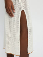 Vivi Knit Midi Skirt White | Vagabond Apparel Boutique