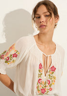 Auguste Coralie Blouse Off White