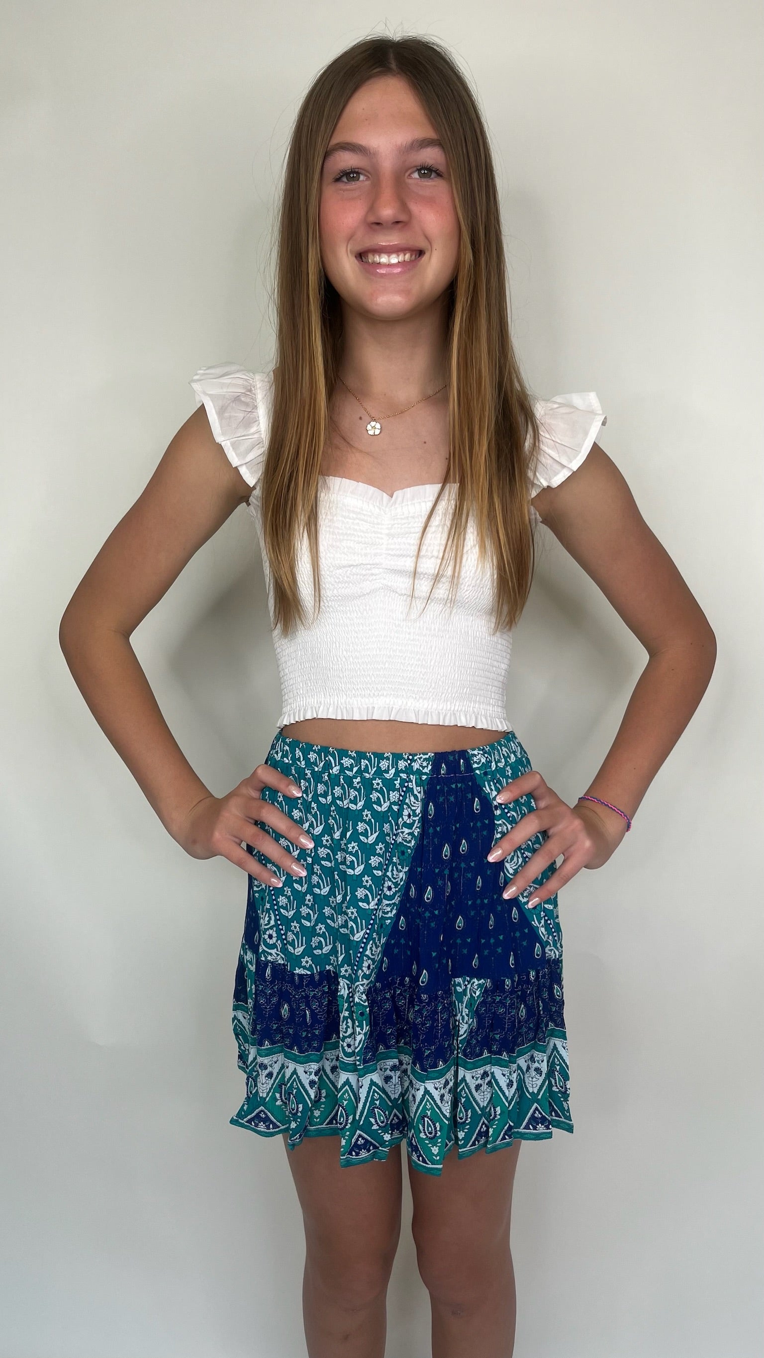 Walker & Wade Kid Boho Mini Skirt | Vagabond Apparel Boutique