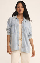 Z Supply All Day Knit Denim Jacket | Vagabond Apparel Boutique