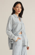 Z Supply All Day Knit Denim Jacket | Vagabond Apparel Boutique