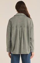 Z Supply All Day Knit Jacket Palm Green | Vagabond Apparel Boutique