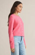 Z Supply Medina Cardigan Disco Pink | Vagabond Apparel Boutique