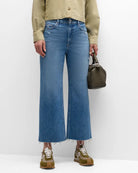 Paige Anessa Wide Leg Jean Holy Grail Distressed | Vagabond Aparel Boutique