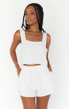 Show Me Your Mumu Hendrix Short White | Vagabond Apparel Boutique