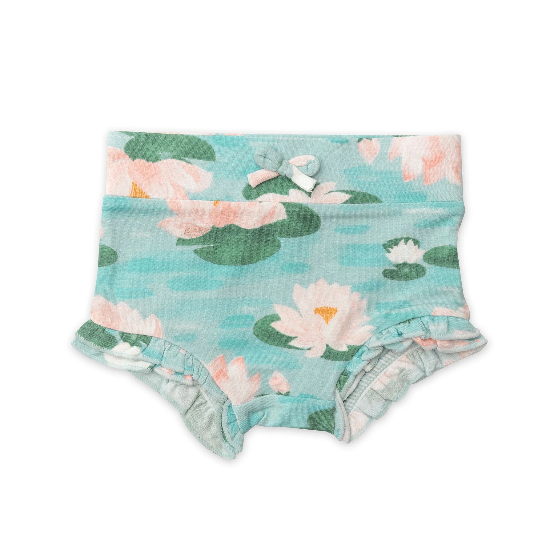 Angel Dear High Waist Shorts Lily Pads