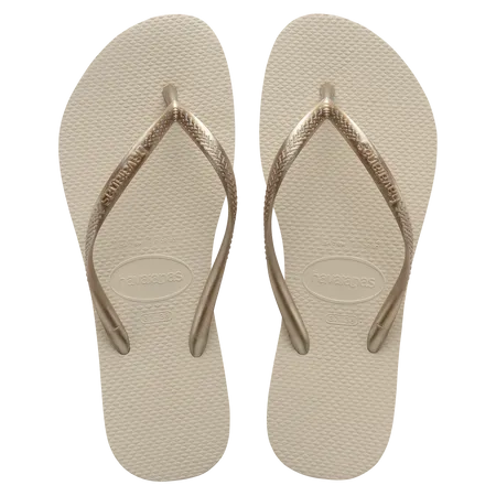 Havaianas Slim Flip Flops Sand Grey