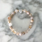 Alexandra Gioia Jewelry Druzy Heart Stretch Bracelet