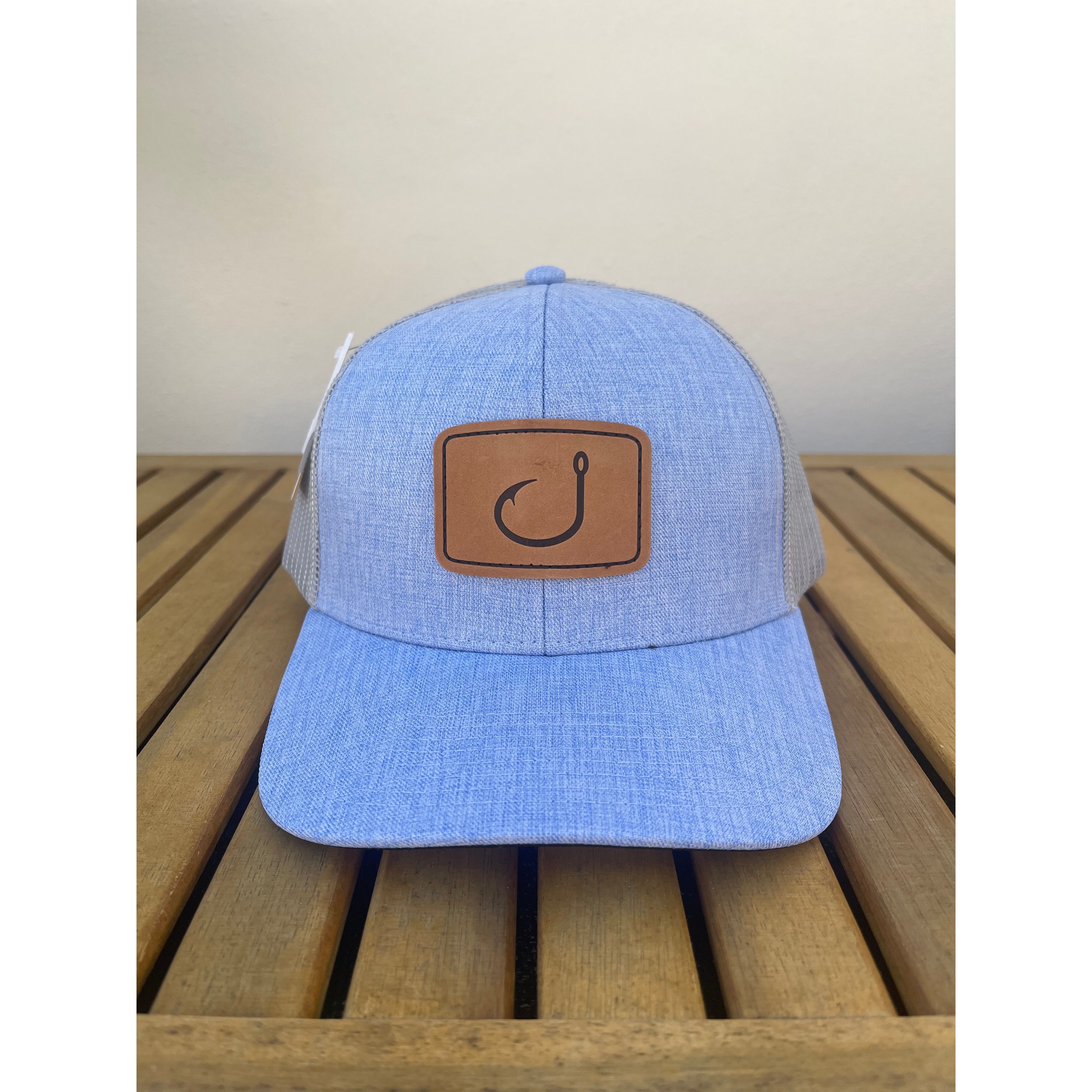 Avid Layday Trucker Hat Blue Poly Chambray