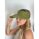 Lusana Baha Visor Palm Green