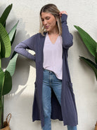 LA Made Julia Cardi Pewter